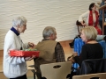 Passing out the Guest at Your Table boxes.