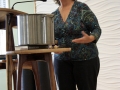 Vicki telling the Stone Soup story.