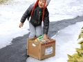 Youth deliver food to IAM